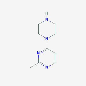 molecular formula C9H14N4 B159720 2-甲基-4-(哌嗪-1-基)嘧啶 CAS No. 131816-67-6