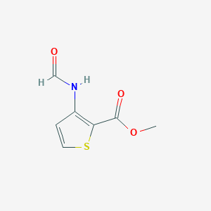 molecular formula C7H7NO3S B1597202 Methyl 3-formamidothiophene-2-carboxylate CAS No. 16285-69-1