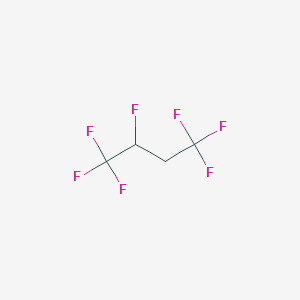 molecular formula C4H3F7 B1597204 1,1,1,2,4,4,4-七氟丁烷 CAS No. 86884-16-4
