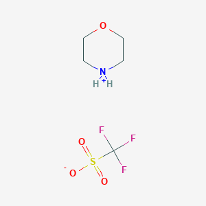 molecular formula C5H10F3NO4S B1597205 N-Morpholinium trifluoromethanesulfonate CAS No. 77534-70-4