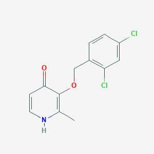 molecular formula C13H11Cl2NO2 B1597211 3-[(2,4-二氯苄基)氧基]-2-甲基吡啶-4-醇 CAS No. 287928-00-1
