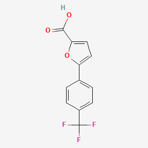 molecular formula C12H7F3O3 B1597217 5-[4-(三氟甲基)苯基]呋喃-2-羧酸 CAS No. 55377-78-1