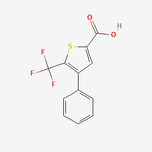 molecular formula C12H7F3O2S B1597219 4-苯基-5-(三氟甲基)噻吩-2-羧酸 CAS No. 208108-76-3