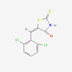 molecular formula C10H5Cl2NOS2 B1597224 (5E)-5-(2,6-二氯苄叉)-2-巯基-1,3-噻唑-4(5H)-酮 CAS No. 65562-49-4