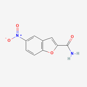 molecular formula C9H6N2O4 B1597225 2-Aminocarbonyl-5-nitrobenzofuran CAS No. 267644-49-5
