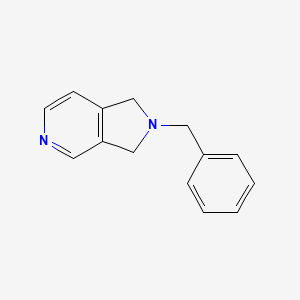 molecular formula C14H14N2 B1597226 2-Benzyl-2,3-dihydro-1H-pyrrolo[3,4-c]pyridine CAS No. 368441-96-7
