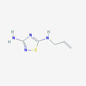 molecular formula C5H8N4S B1597230 3-Amino-5-allylamino-1,2,4-thiadiazole CAS No. 60093-16-5