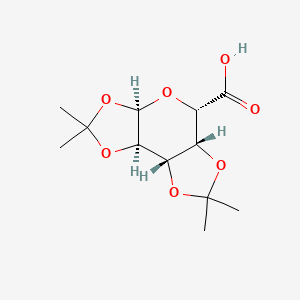 molecular formula C12H18O7 B1597231 1,2,3,4-DI-O-Isopropylidene-alpha-D-galacturonic acid CAS No. 25253-46-7