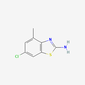 molecular formula C8H7ClN2S B1597233 6-氯-4-甲基-1,3-苯并噻唑-2-胺 CAS No. 38338-21-5