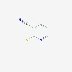 molecular formula C7H6N2S B1597236 2-(甲硫基)烟腈 CAS No. 219766-02-6