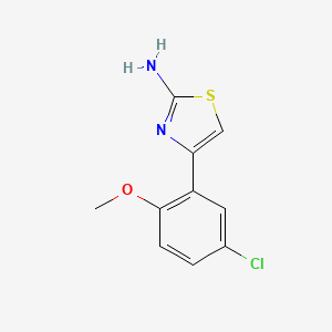 4-(5-Chloro-2-methoxy-phenyl)-thiazol-2-ylamine