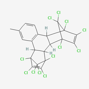 1,2,3,4,5,6,7,8,13,13,14,14-Dodecachloro-1,4,4a,4b,5,8,8a,12b-octahydro-10-methyl-1,4:5,8-dimethanotriphenylene