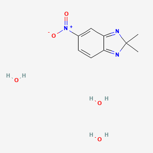 2,2-dimethyl-5-nitro-2H-benzimidazole trihydrate
