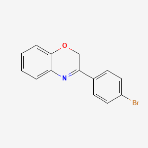 molecular formula C14H10BrNO B1597272 3-(4-溴苯基)-2H-1,4-苯并恶嗪 CAS No. 61821-71-4