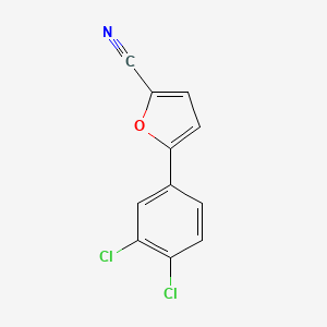 B1597275 5-(3,4-Dichlorophenyl)-2-furonitrile CAS No. 57666-68-9