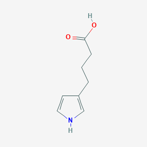 molecular formula C8H11NO2 B1597285 吡咯-3-丁酸 CAS No. 30000-61-4