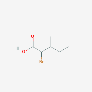 molecular formula C6H11BrO2 B1597287 2-Bromo-3-methylpentanoic acid CAS No. 42880-22-8