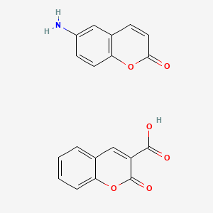 molecular formula C19H13NO6 B1597298 6-Aminocoumarin coumarin-3-carboxylic acid salt CAS No. 2448-39-7
