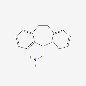 molecular formula C16H17N B1597300 5-Aminomethyl-dibenzosuberane CAS No. 7351-49-7