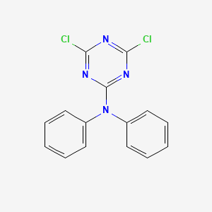 molecular formula C15H10Cl2N4 B1597301 4,6-二氯-N,N-二苯基-1,3,5-三嗪-2-胺 CAS No. 16033-74-2