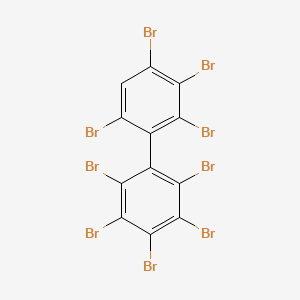 molecular formula C12HBr9 B1597304 2,2',3,3',4,4',5,6,6'-Nonabromobiphenyl CAS No. 27753-52-2