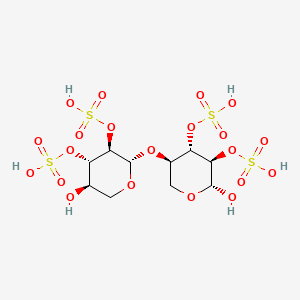 molecular formula C10H18O21S4 B1597306 Pentosan polysulfate CAS No. 37300-21-3