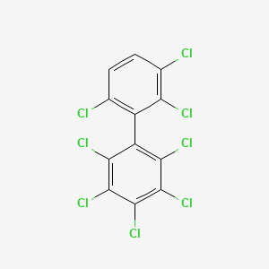 molecular formula C12H2Cl8 B1597308 2,2',3,3',4,5,6,6'-Octachlorobiphenyl CAS No. 52663-73-7