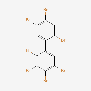 molecular formula C12H3Br7 B1597310 2,2',3,4,4',5,5'-Heptabromobiphenyl CAS No. 67733-52-2