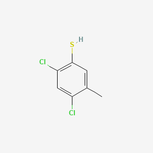 molecular formula C7H6Cl2S B1597313 2,4-Dichloro-5-methylthiophenol CAS No. 28225-88-9