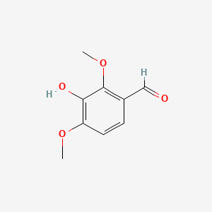 molecular formula C9H10O4 B1597317 3-Hydroxy-2,4-dimethoxybenzaldehyde CAS No. 32246-34-7