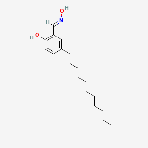 molecular formula C19H31NO2 B1597319 Benzaldehyde, 5-dodecyl-2-hydroxy-, oxime CAS No. 77635-32-6
