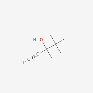 molecular formula C8H14O B1597328 3,4,4-Trimethyl-1-pentyn-3-ol CAS No. 993-53-3
