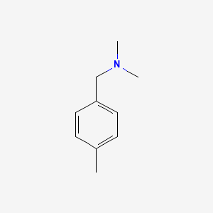 B1597333 Benzenemethanamine, N,N,4-trimethyl- CAS No. 4052-88-4