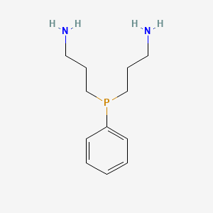 molecular formula C12H21N2P B1597337 双(3-氨基丙基)苯基膦 CAS No. 6775-01-5