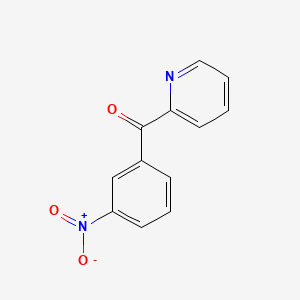 molecular formula C12H8N2O3 B1597340 2-(3-Nitrobenzoyl)pyridine CAS No. 27693-37-4