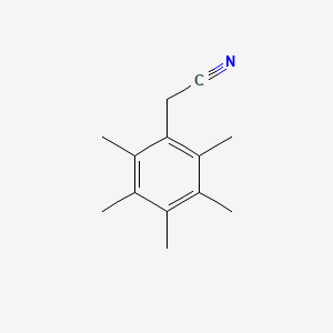 molecular formula C13H17N B1597341 五甲基苯乙腈 CAS No. 34688-70-5