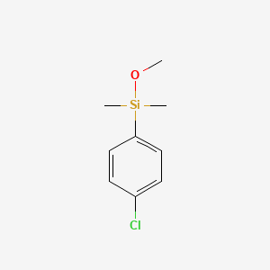 molecular formula C9H13ClOSi B1597343 (4-Chlorophenyl)(methoxy)dimethylsilane CAS No. 62244-44-4