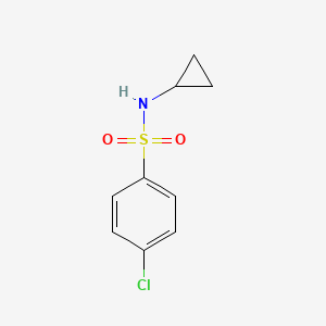 molecular formula C9H10ClNO2S B1597345 4-chloro-N-cyclopropylbenzenesulfonamide CAS No. 354128-89-5