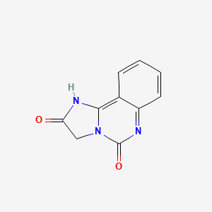 molecular formula C10H7N3O2 B1597350 Imidazo[1,2-c]quinazoline-2,5(3H,6H)-dione CAS No. 78754-92-4