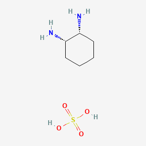 molecular formula C6H16N2O4S B1597352 1,2-Cyclohexanediamine sulfate CAS No. 65433-80-9