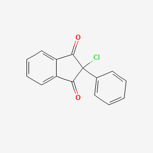 molecular formula C15H9ClO2 B1597354 2-Chloro-2-phenyl-1H-indene-1,3(2H)-dione CAS No. 3817-96-7