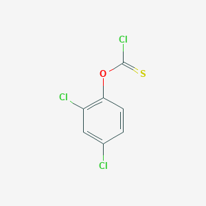 molecular formula C7H3Cl3OS B1597356 O-(2,4-dichlorophenyl) chloromethanethioate CAS No. 2812-86-4