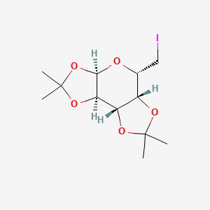 molecular formula C12H19IO5 B1597364 6-Deoxy-1,2:3,4-di-O-isopropylidene-6-iodo-ALPHA-D-galactopyranose CAS No. 4026-28-2