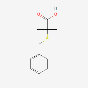 Propionic acid, 2-(benzylthio)-2-methyl-