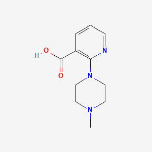 molecular formula C11H15N3O2 B1597371 2-(4-Methylpiperazin-1-yl)nicotinic acid CAS No. 38029-97-9