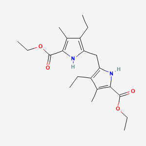 molecular formula C21H30N2O4 B1597379 Diethyl 5,5'-methylenebis(4-ethyl-3-methyl-2-pyrrolecarboxylate) CAS No. 6305-93-7
