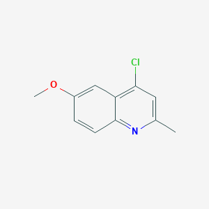 B1597386 4-Chloro-6-methoxy-2-methylquinoline CAS No. 50593-73-2