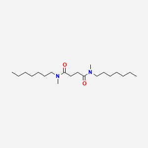 Butanediamide, N,N'-diheptyl-N,N'-dimethyl-