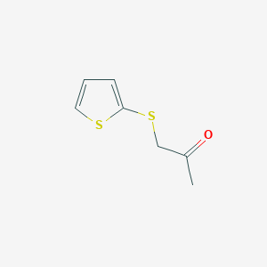 molecular formula C7H8OS2 B1597390 (2-Thienylthio)acetone CAS No. 41444-33-1