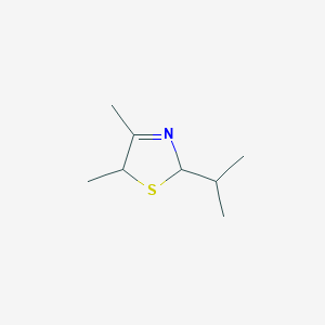 molecular formula C8H15NS B1597392 2-Isopropyl-4,5-dimethyl-2,5-dihydrothiazole CAS No. 33120-74-0